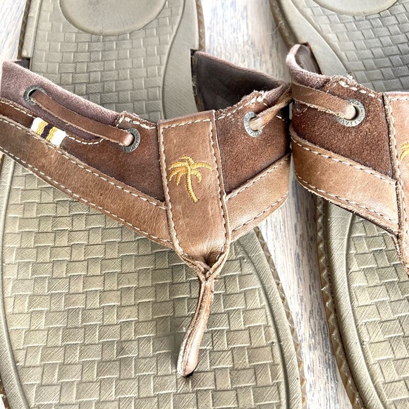 Brown Margaritaville Flip-Flops - Men - 45/12 - Picture 2 of 12